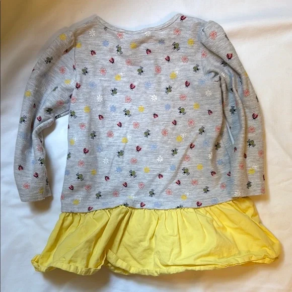 Gymboree Casual Gray and Yellow Dress with Vibrant Style - Picture 6 of 8